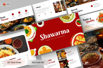 The Middle East Food Infographic PowerPoint Template